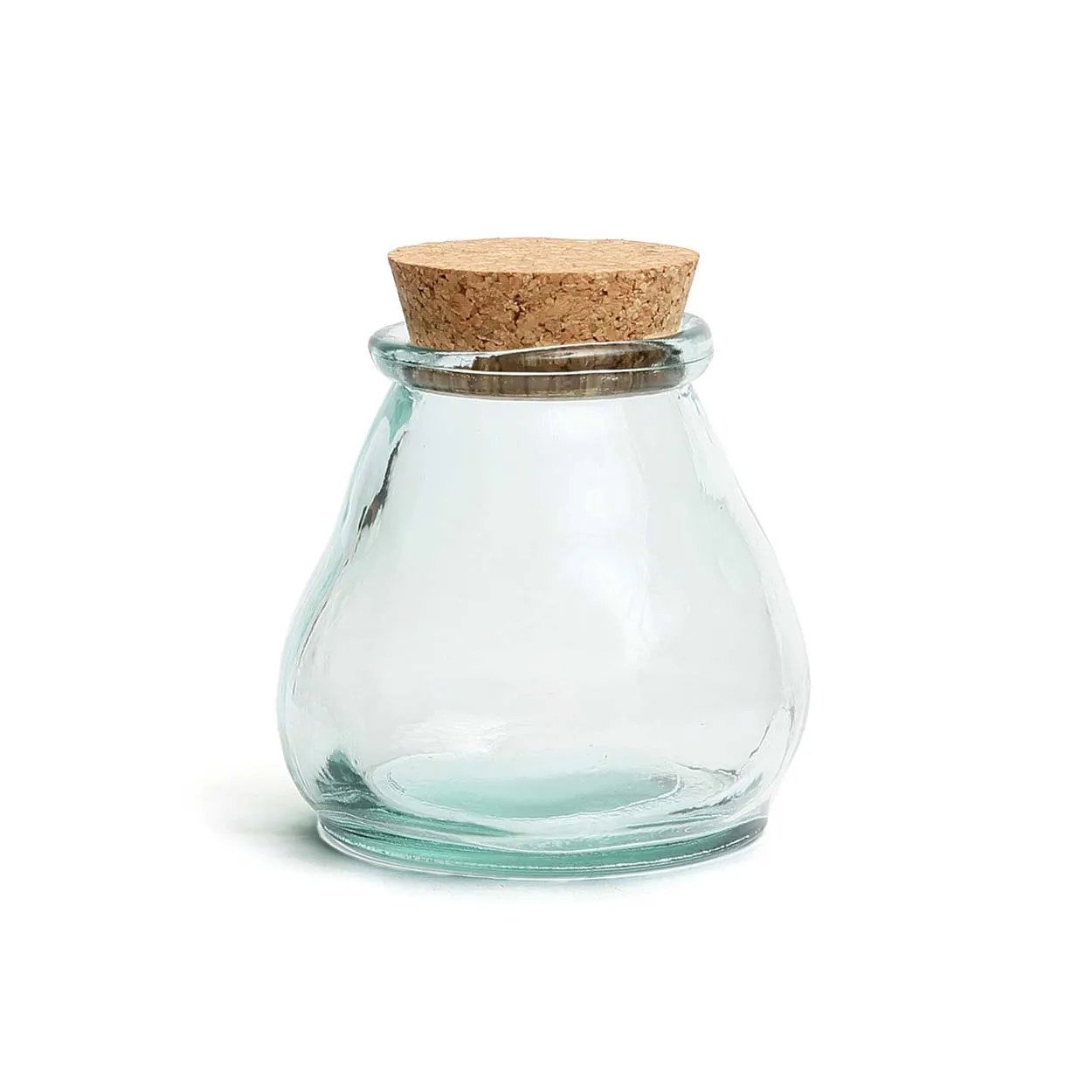 The Belly Glass Pot - Blue - M