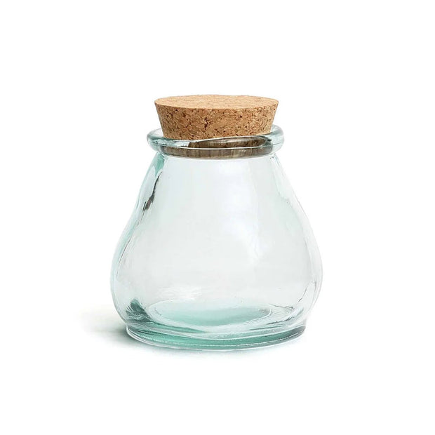The Belly Glass Pot - Blue - M