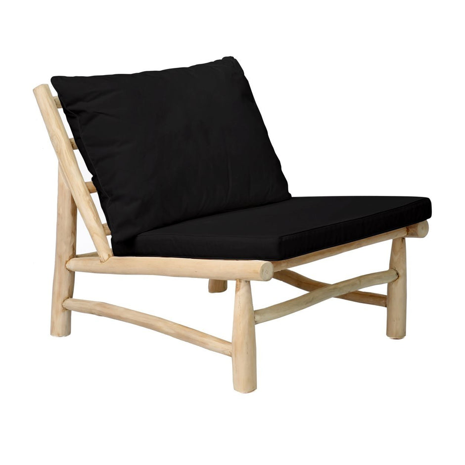 The Island One Seater - Natural Black