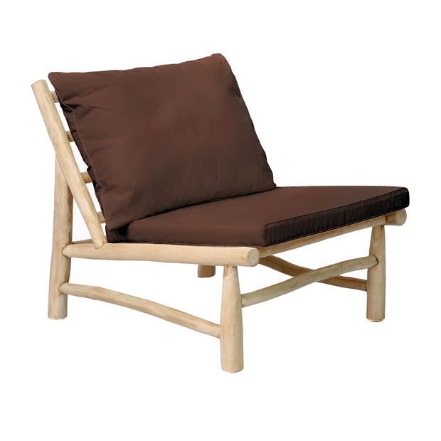 The Island One Seater - Natural Chocolate