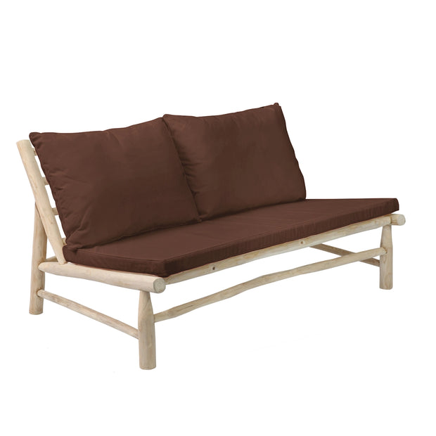 The Island Two Seater - Natural Chocolate