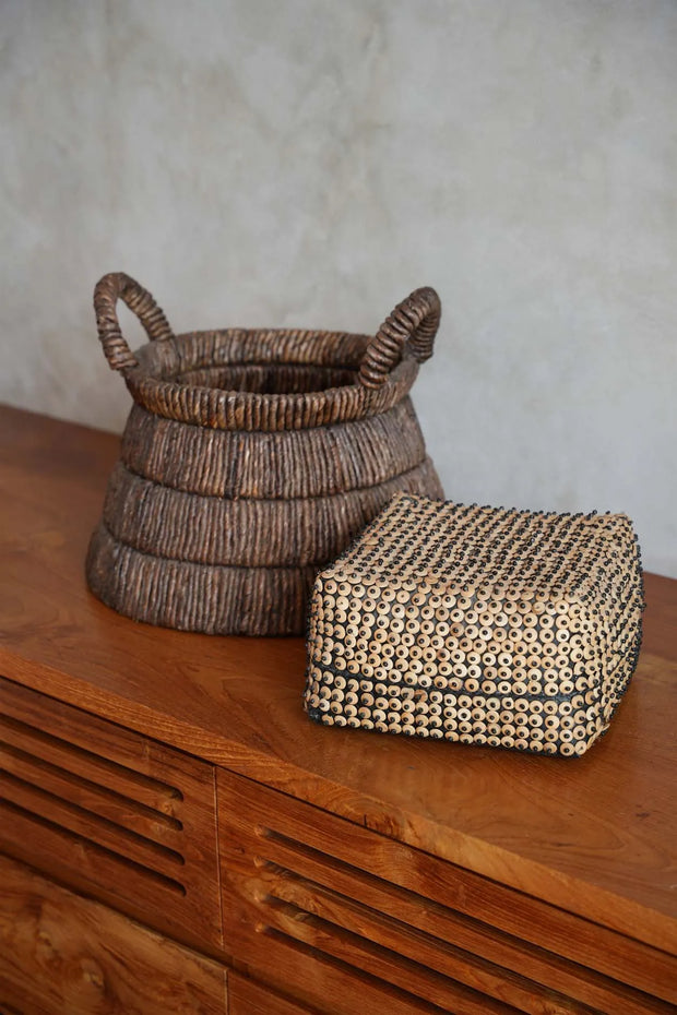 The Coconut Shell Basket - Natural - Set of 2