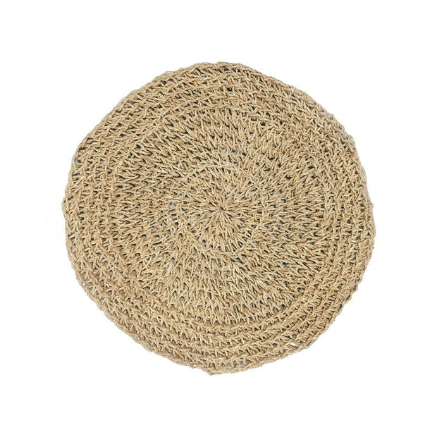 The Seagrass Placemat Round - Natural