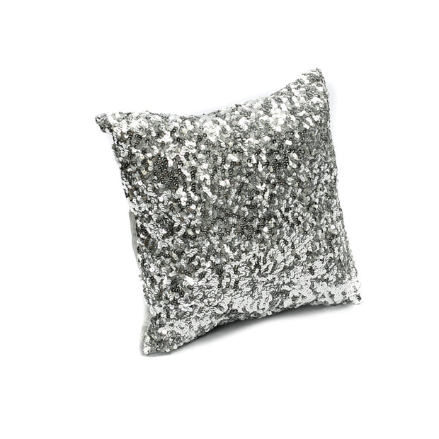 The Glitter Cushion Cover - Silver - 40x40_40