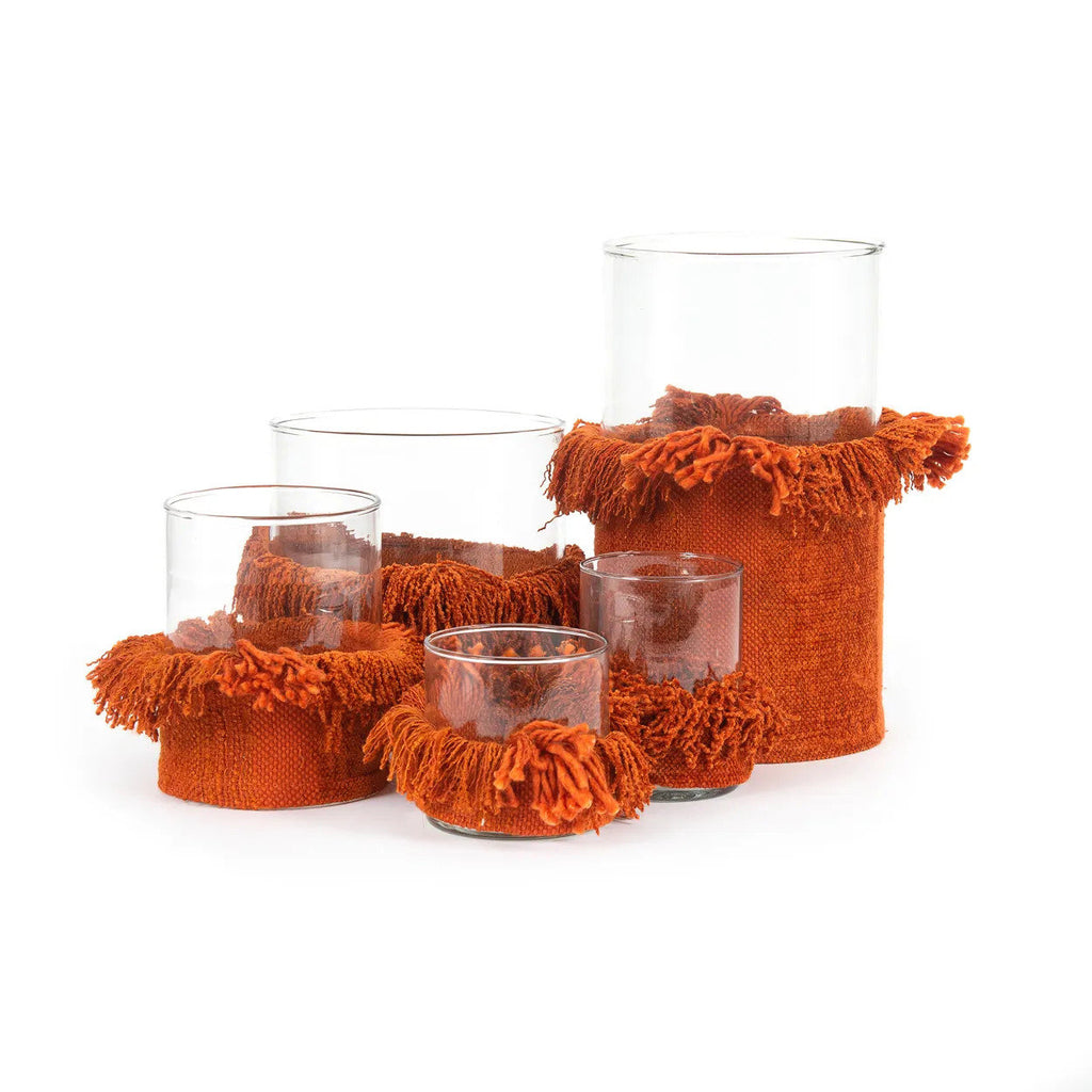 The Oh My Gee Candle Holder - Rust Velvet - XXL