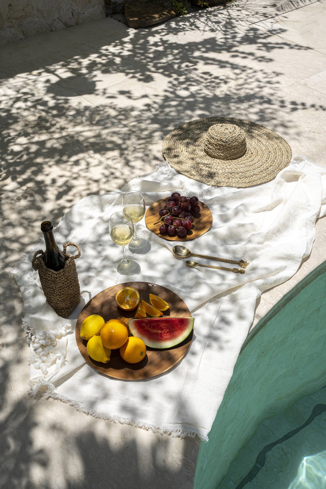 The Linen Tablecloth - White - 150x200