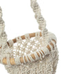 The Twisted Macramé Plant Holder - Natural White -S