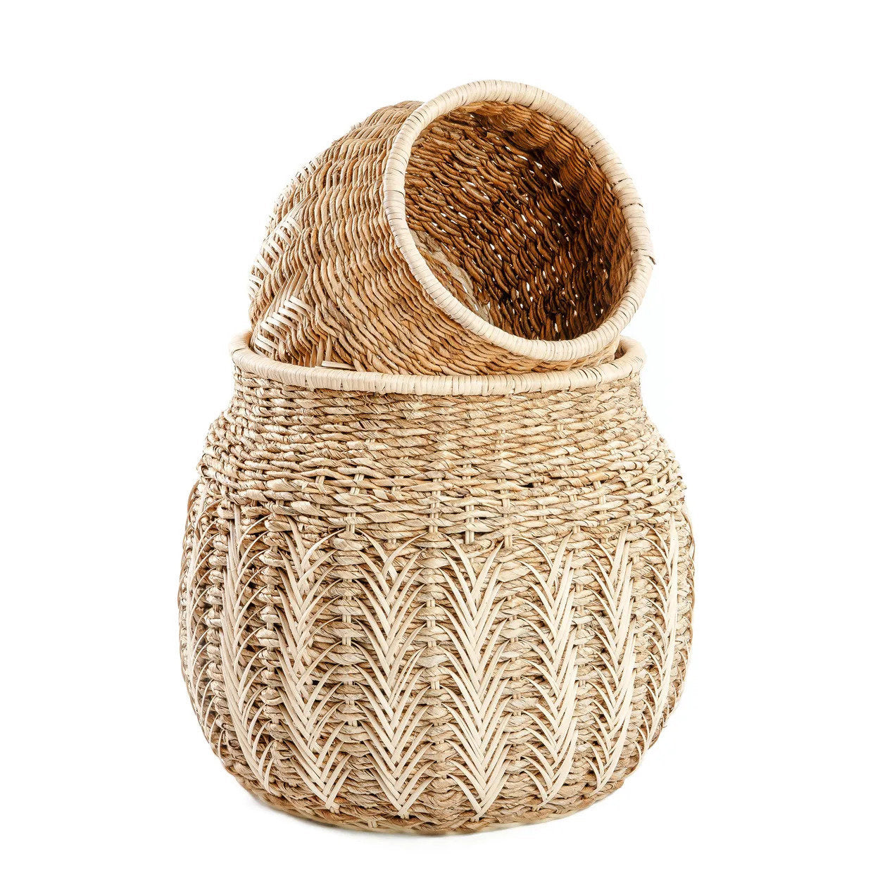 The Luziru Basket - Natural - L_40