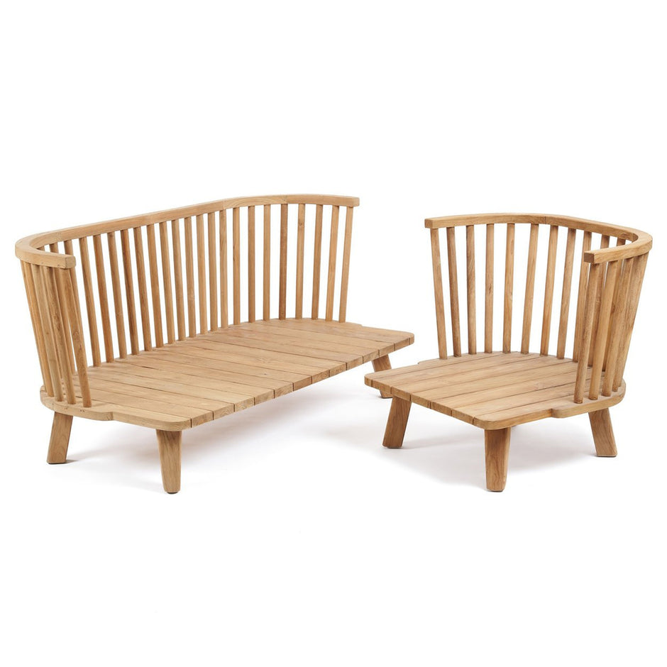 The Malawi Two Seater - Natural Beige