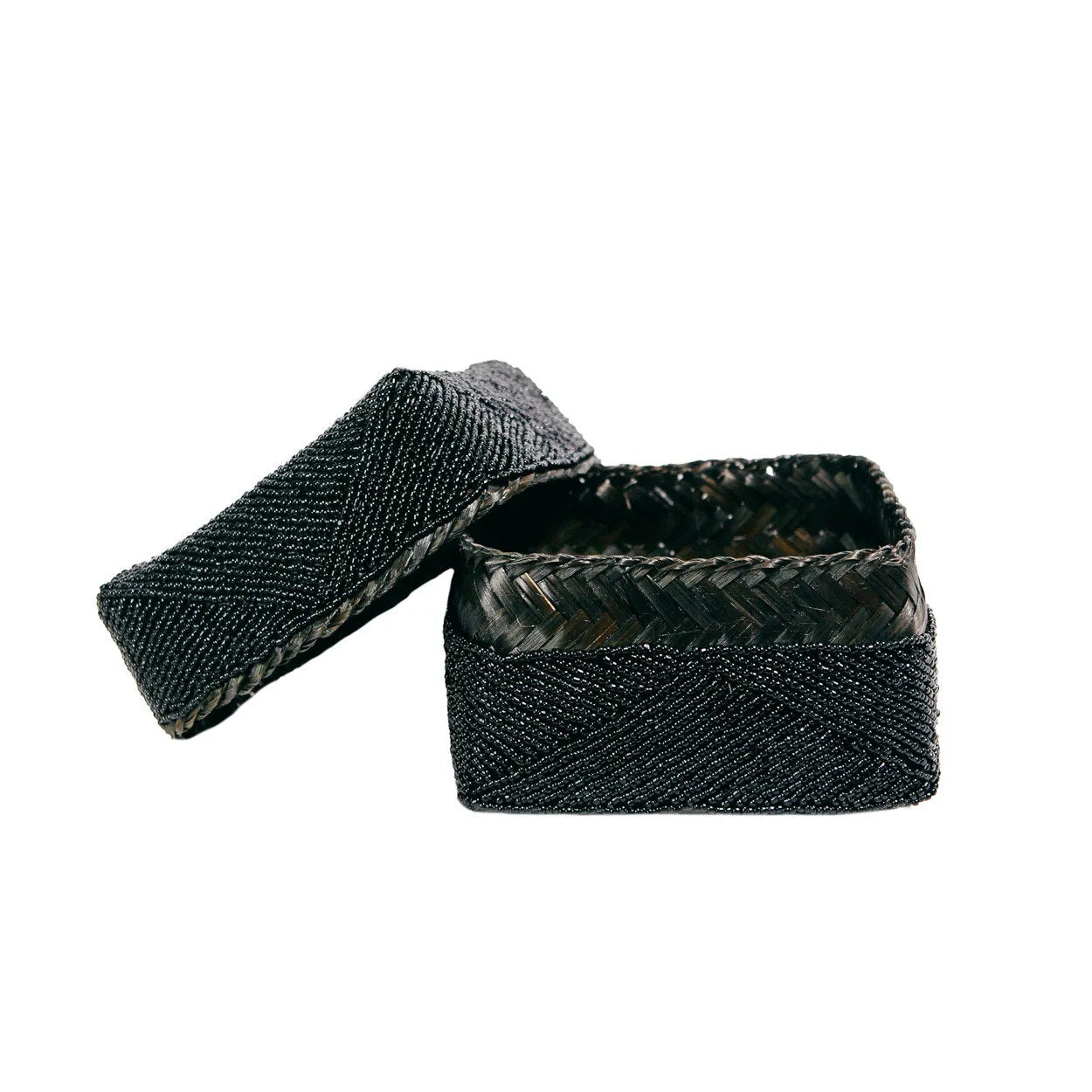 The Beaded Basket - Black - S