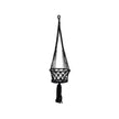 The Macrame Plant Holder - Black - M_40