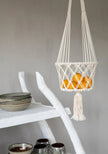 The Macrame Plant Holder - White - L_40