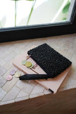 The Black Beaded Wallet
