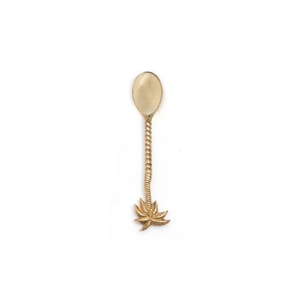 The Palm Tree Tea Spoon - Gold