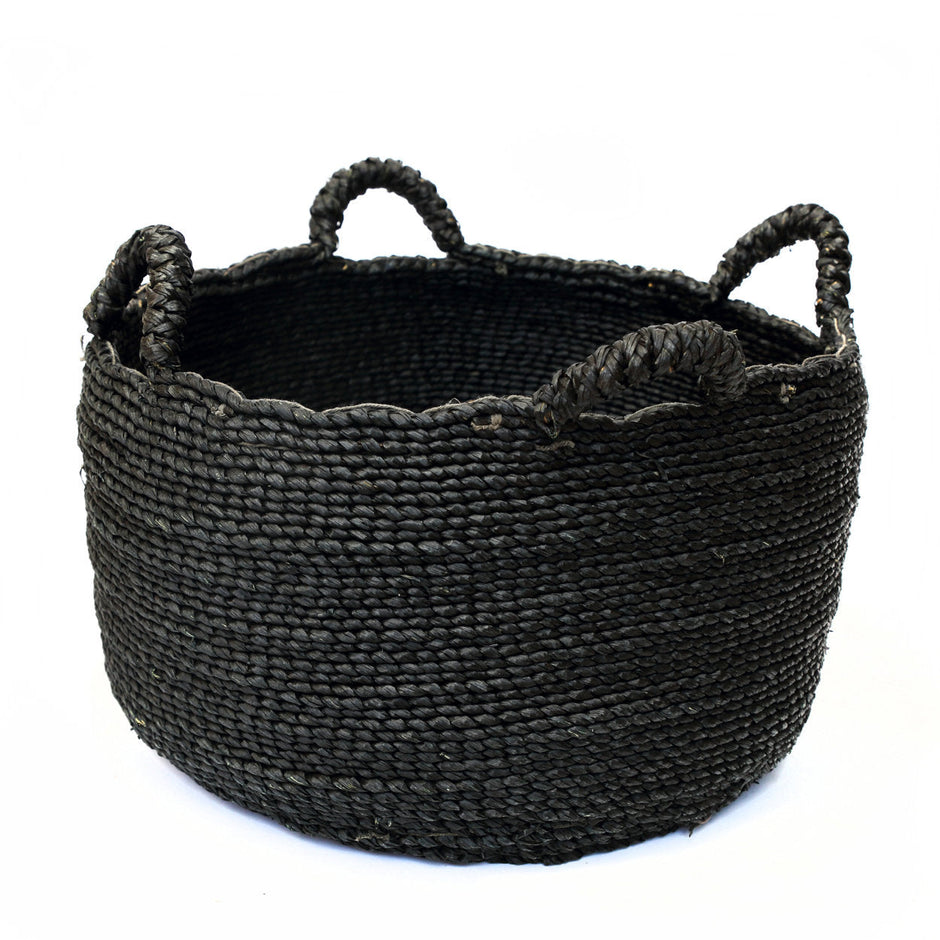 Les Quatre Mains Baskets - Black - L