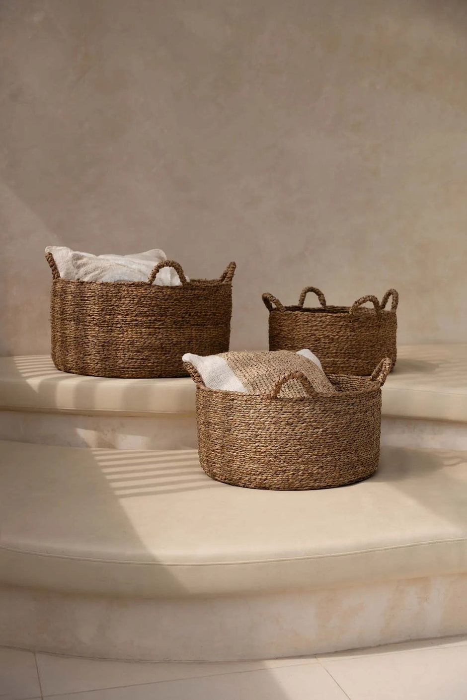 Les Quatre Mains Baskets - Natural - L