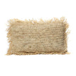 De Raffia Kussenhoes - Rechthoekig - Naturel - 30x50