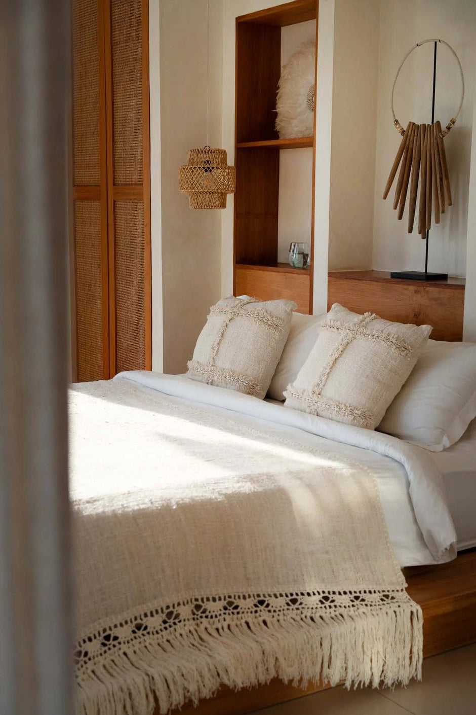 The Wooden Sticks On Stand - Natural