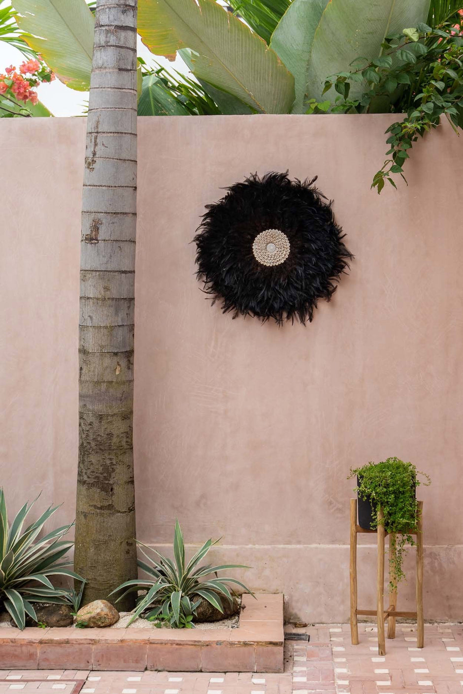 De Coastal Juju Muurdecoratie - Zwart - L