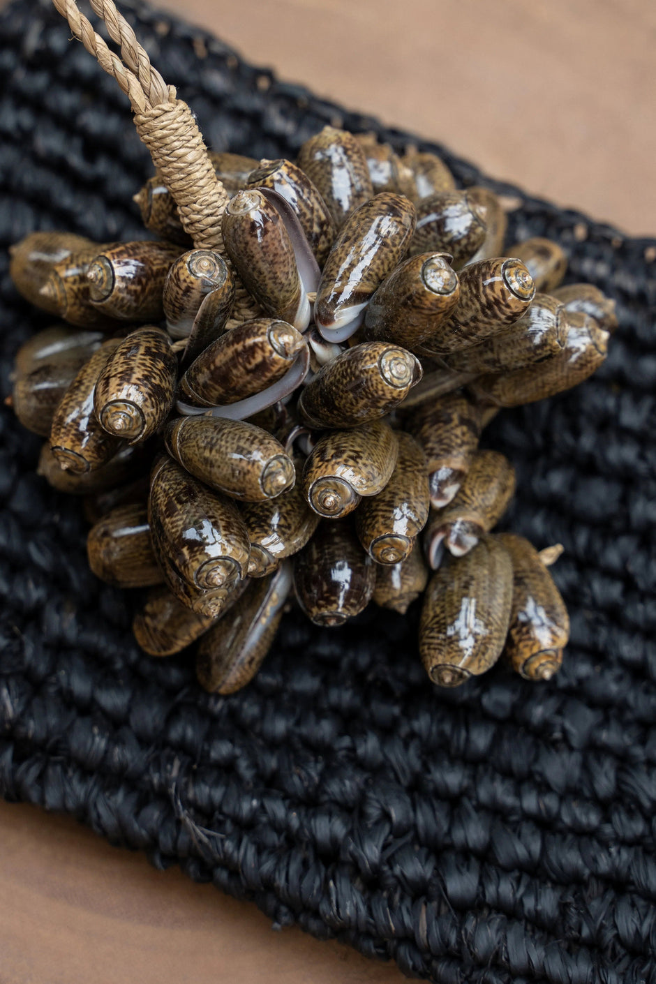 The Brown Cowrie Shell Tassel