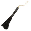 The Wooden Beads with Cotton Tassel - Black