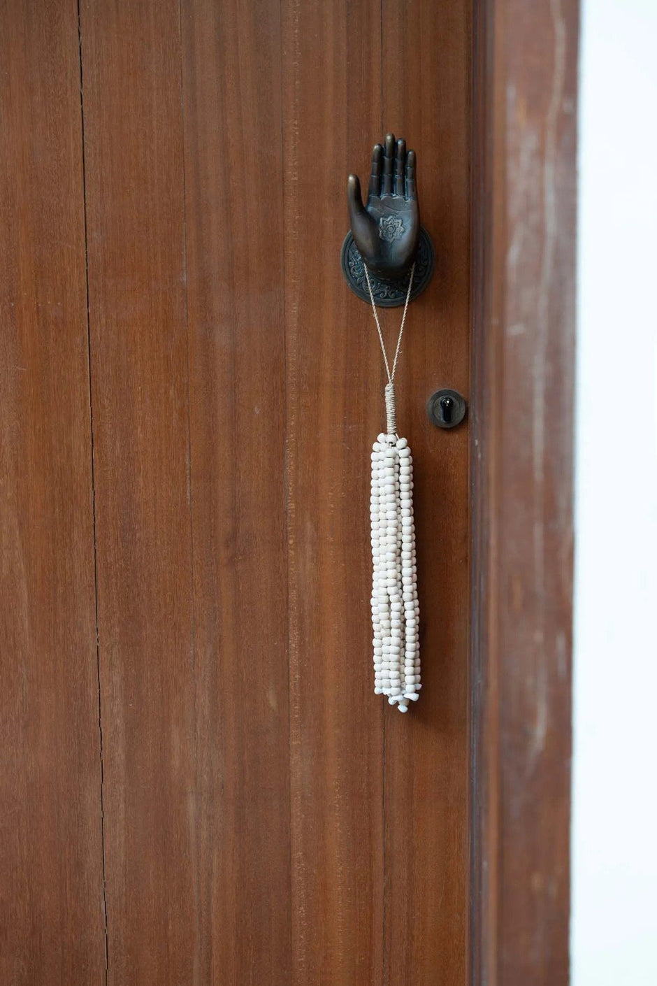 The Wooden Beads Tassel - Natural