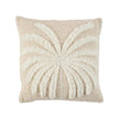 The Isla Palm Cushion Cover - Natural White