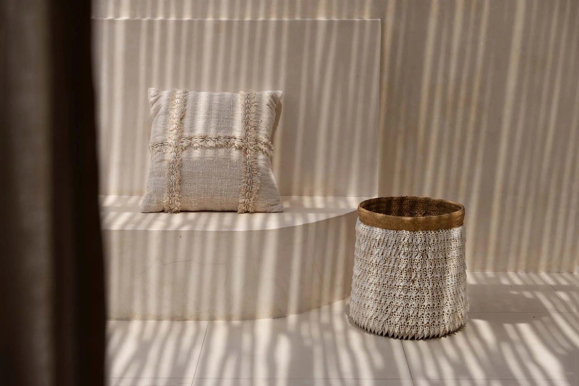 The Nomad Cushion Cover - Natural