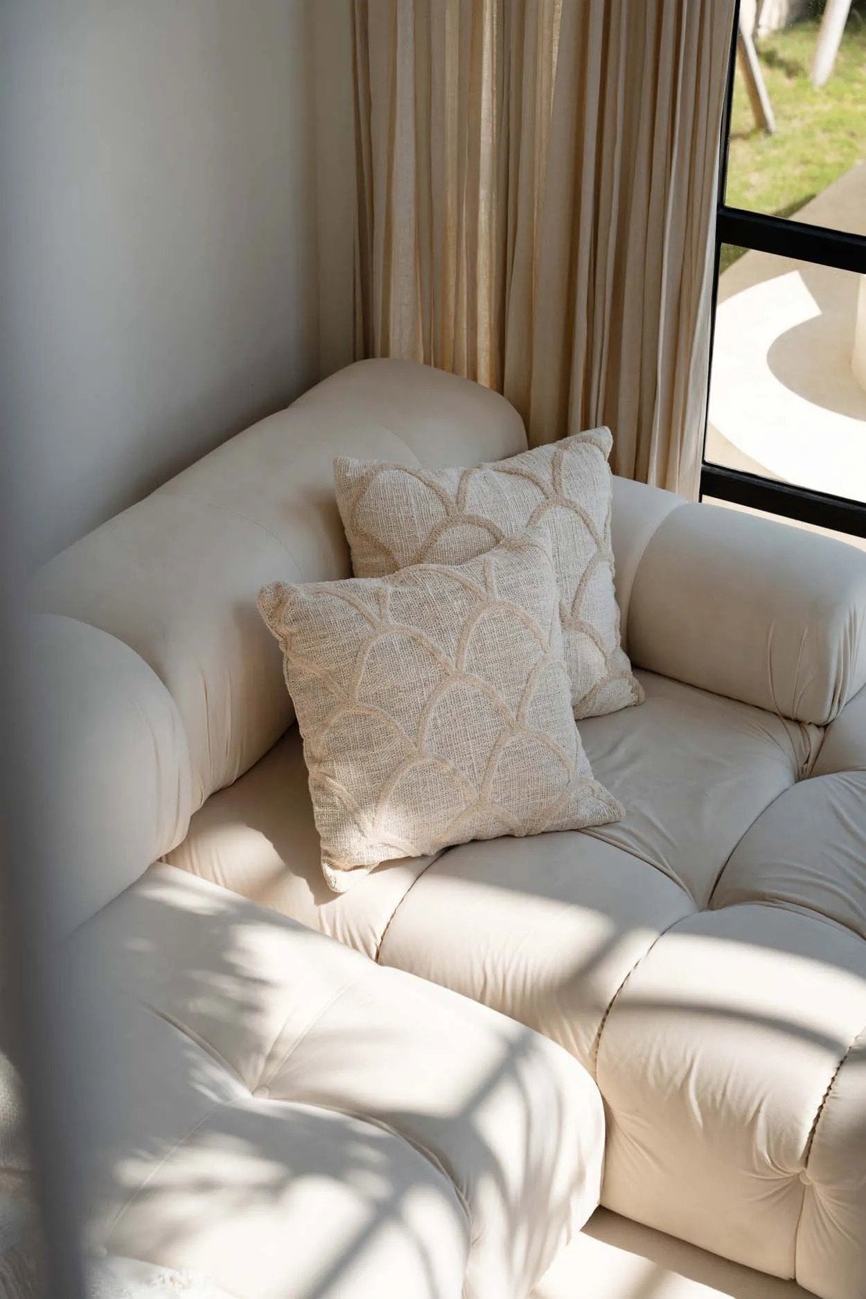 The Sahara Cushion Cover - Natural