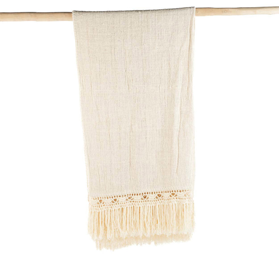 The Gypsy Bed Throw - Natural