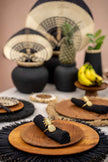 The Teak Root Round Plate - L