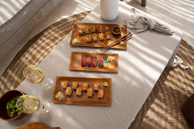 The Teak Root Sushi Plate - L