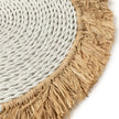 The Seagrass Raffia Placemat - White Natural_40