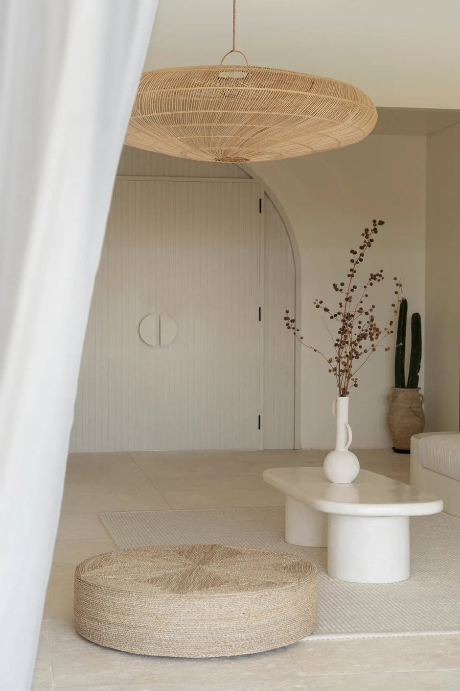 The Macaron Pendant - Natural - XL