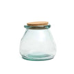 The Belly Glass Pot - Blue - L