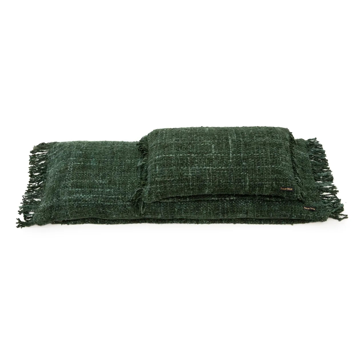 The Oh My Gee Cushion Cover - Forest Green - 35x100