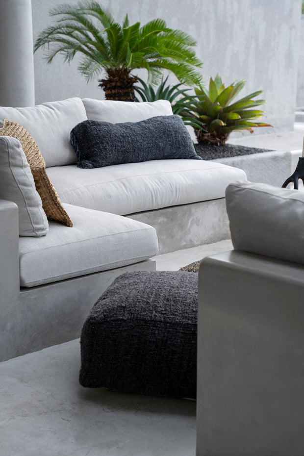 The Oh My Gee Pouffe - Black Navy