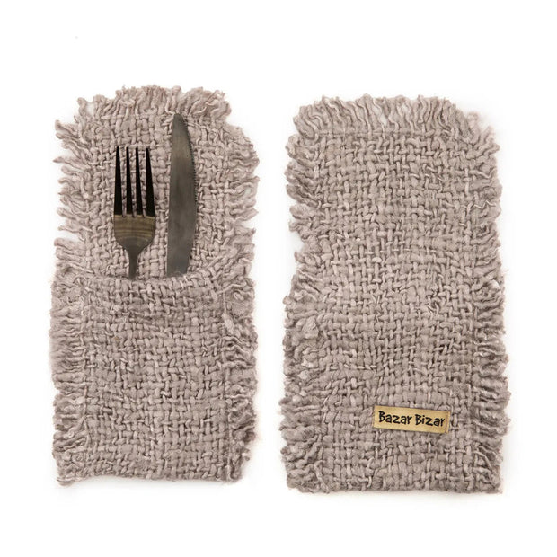 The Oh My Gee Cutlery Holder - Pearl Grey - SET/4