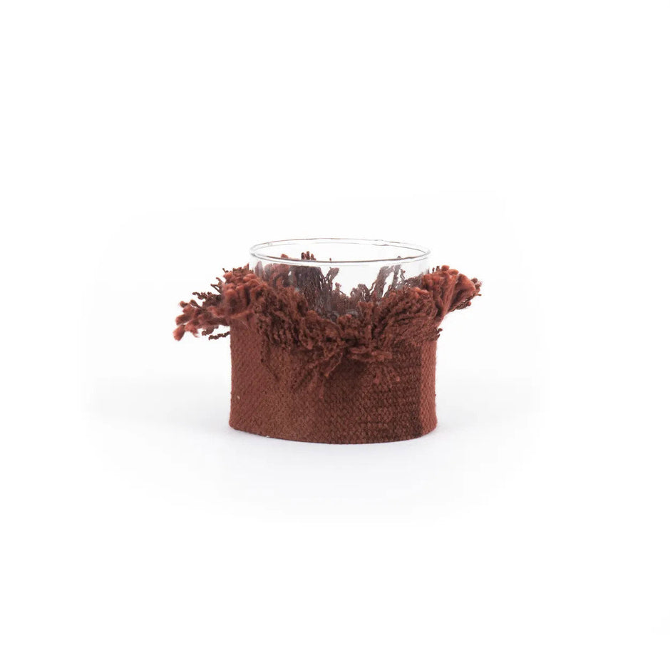 The Oh My Gee Candle Holder - BurgundyVelvet - S