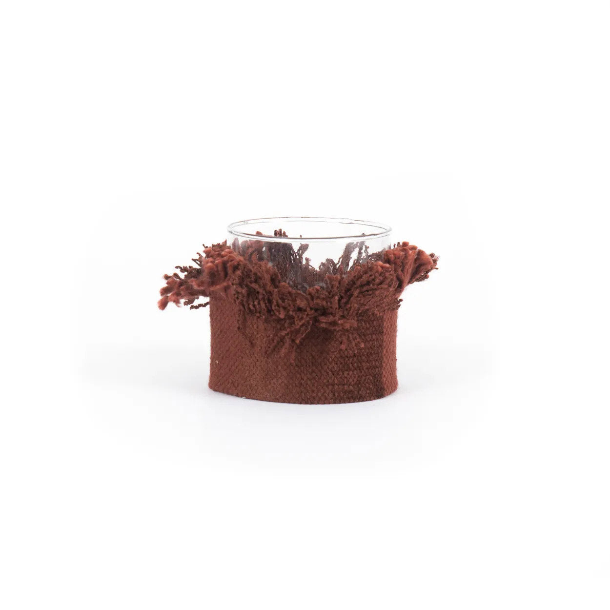 The Oh My Gee Candle Holder - BurgundyVelvet - S
