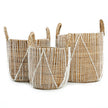 The Straight Stitched Macrame Basket - L