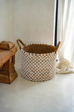 The Crossed Stitched Macrame Basket - L