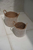 The Crossed Stitched Macrame Basket - M
