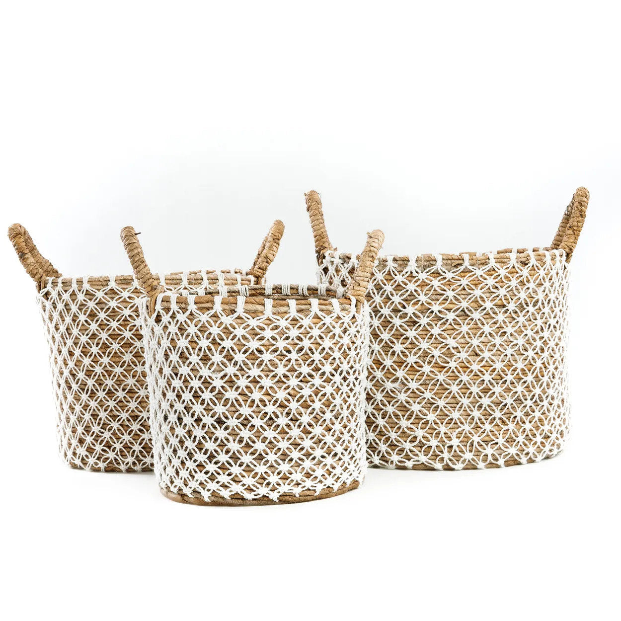 The Crossed Stitched Macrame Basket - S