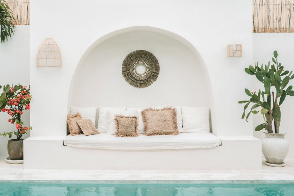 De Mengdong Muur Deco - Naturel Wit