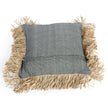 The Cotton Bonita Cushion Cover - Natural Black - 40x40