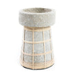 The Serene Candle Holder - Concrete Natural - L