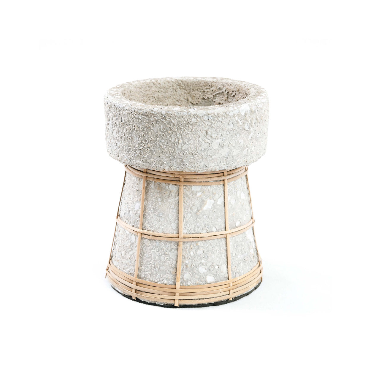 The Serene Candle Holder - Concrete Natural - M