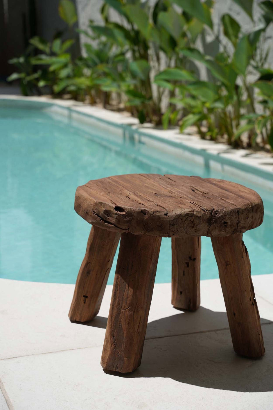 The Marabunta Rustic Side Table - Natural