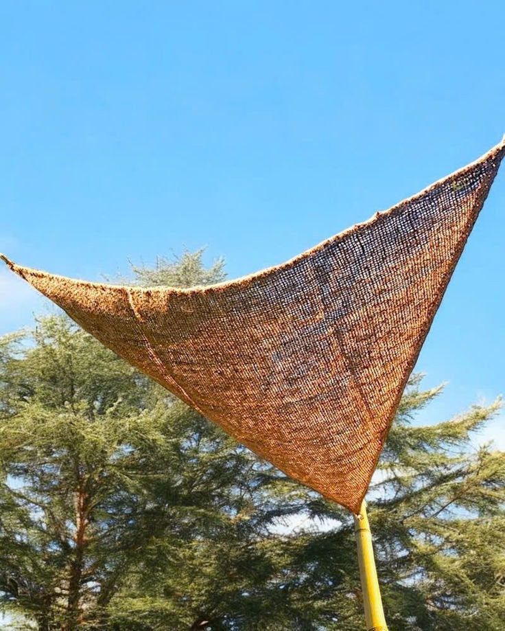 The Coco Shade Triangular - Natural - 350x350